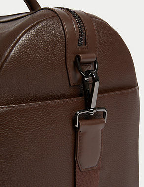 Leather Weekend Bag Image 2 of 4