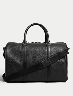 Leather Weekend Bag | M&S Collection | M&S