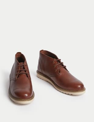 Leather soled cheap chukka boots