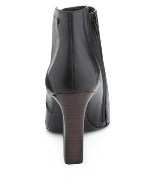 Leather Wide Fit Ankle Boots with Insolia® Image 2 of 5