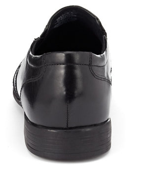 Leather Wide Fit Slip-On Shoes (Older Boys) Image 2 of 4
