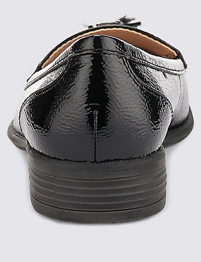 Leather Wide Fit Tassel Loafers Image 2 of 3