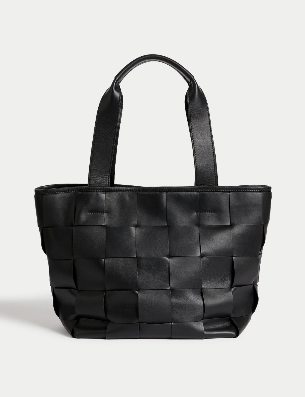 Leather Woven Tote 4 of 6