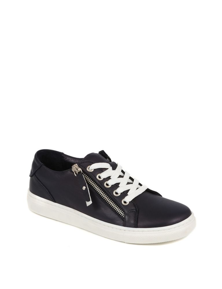 Leather Zip Up Trainers 4 of 7
