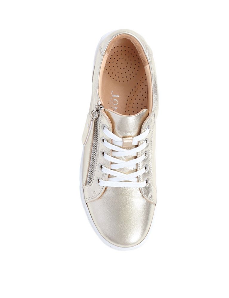 Leather Zip Up Trainers 4 of 6