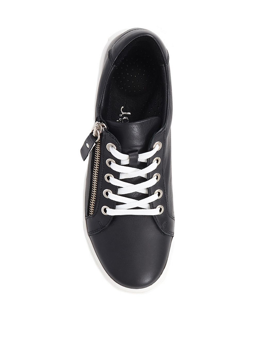 Leather Zip Up Trainers 7 of 7