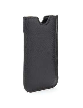 Leather iPhone 5 Slip Case Image 2 of 5
