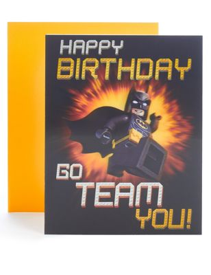 Lego Batman™ Lenticular Birthday Card | M&S