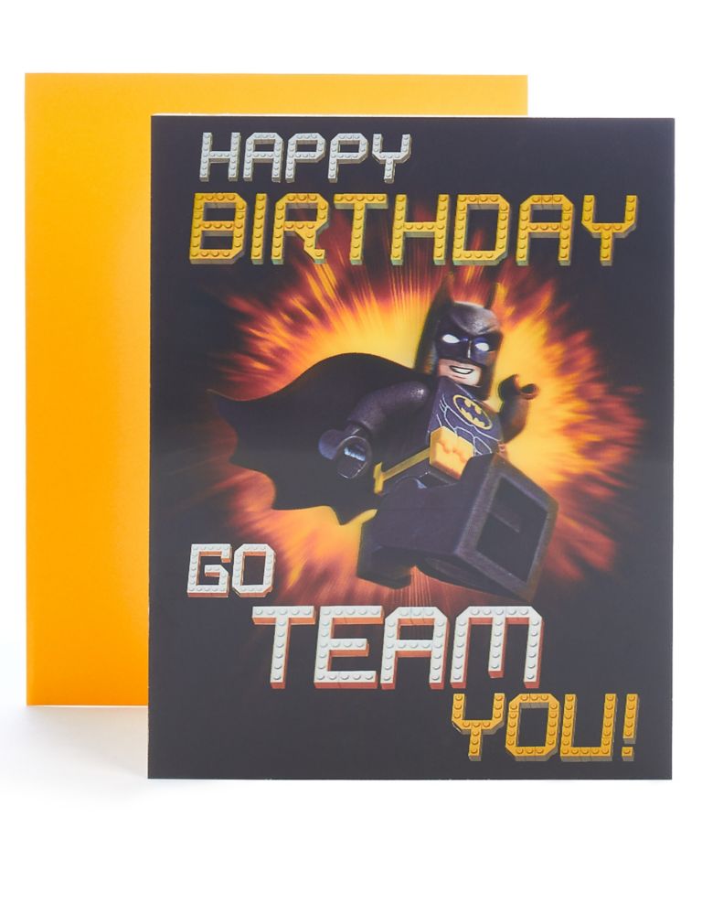 Lego Batman™ Lenticular Birthday Card 1 of 4