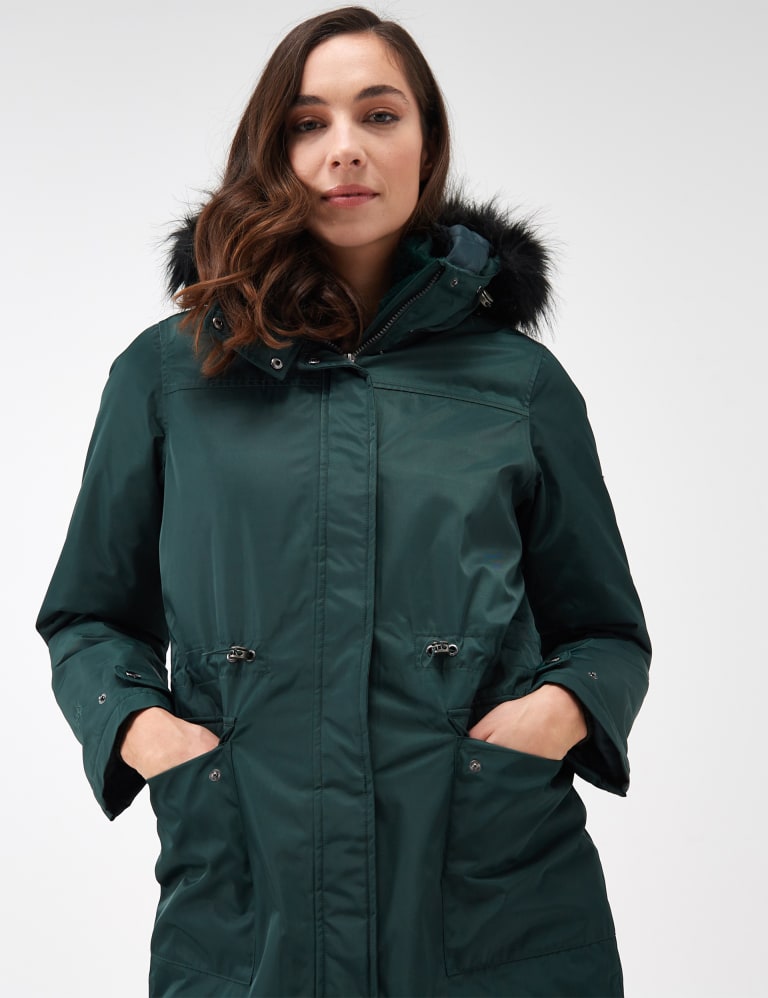 Mens waterproof parka coats with fur hood discount