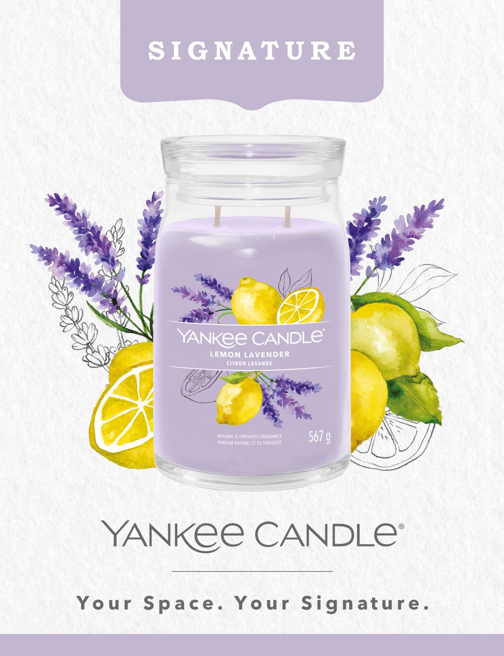 Lemon Lavender Yankee Candle - Tart