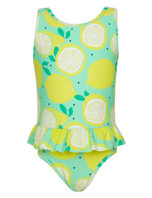 Lemon Print Swimsuit with Chlorine Resistant (1-7 Years) Image 1 of 2