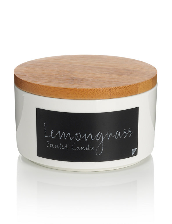 Lemongrass Filled Scented Candle Image 1 of 2