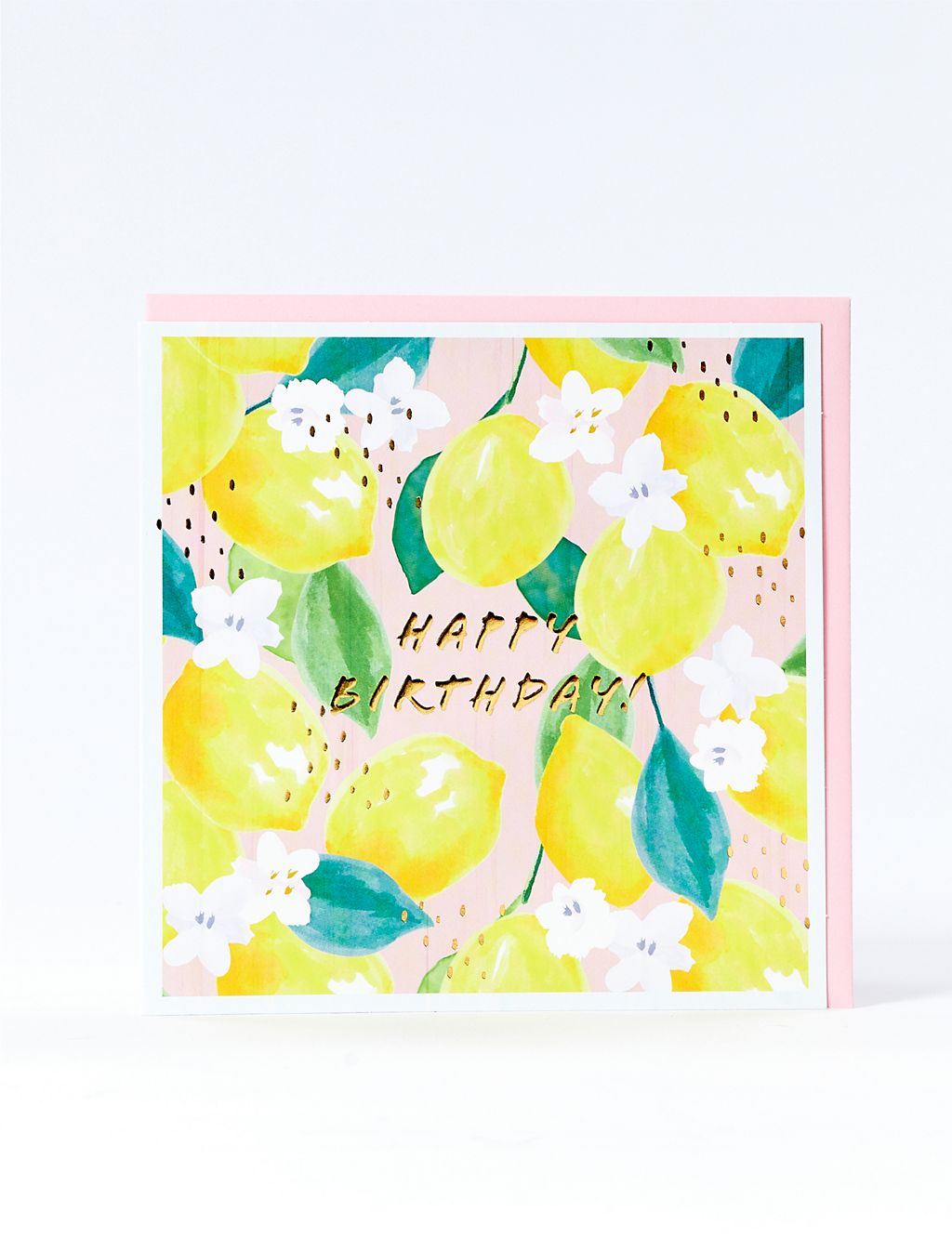 Lemons Contemporary Birthday Card 1 of 1