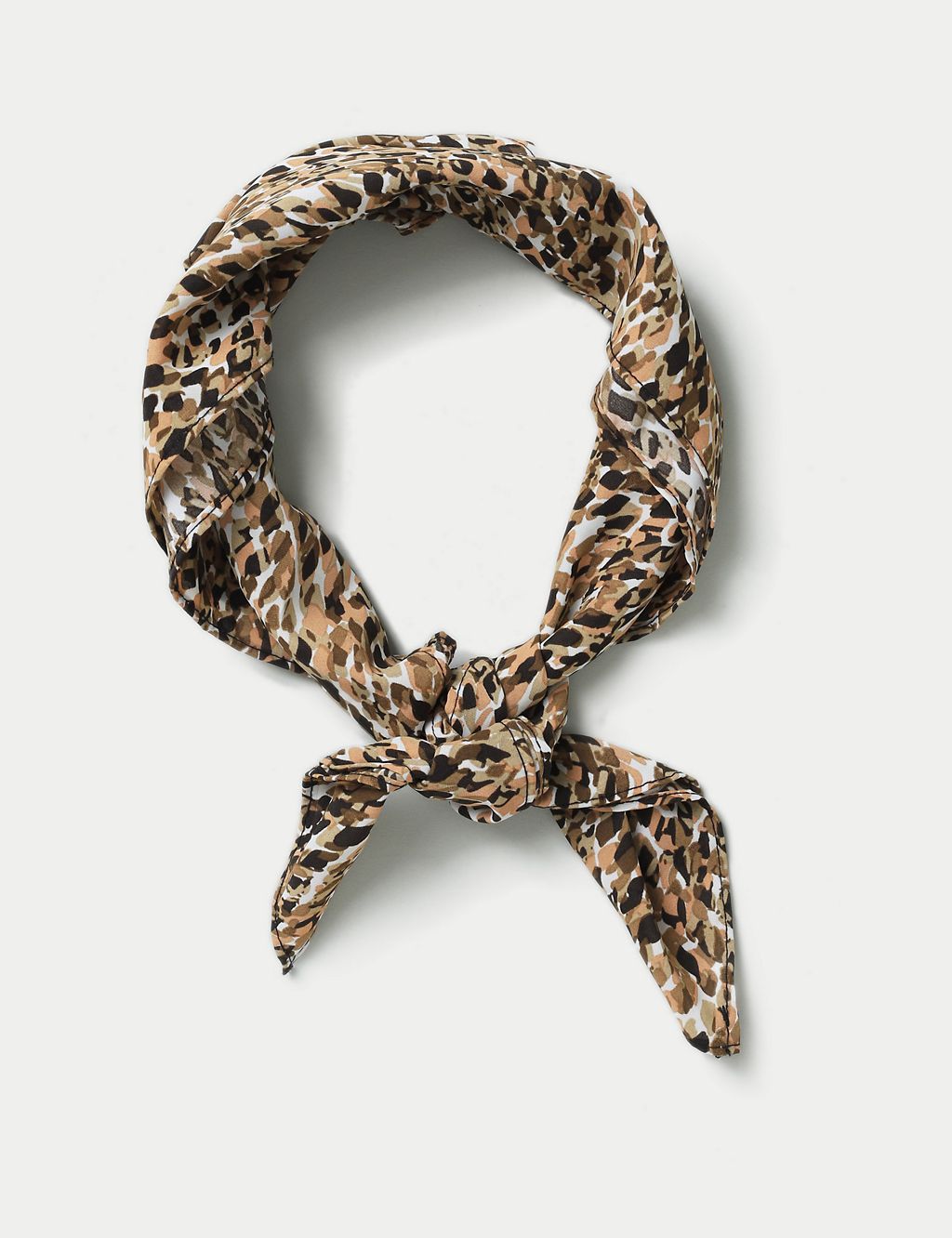 Leopard Hair Tie Wrap 1 of 3