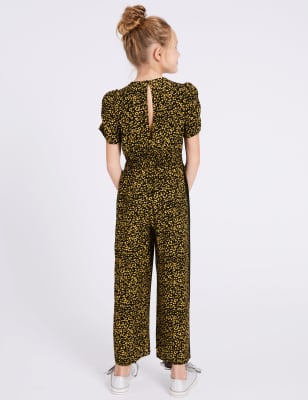 kids leopard print jumpsuit