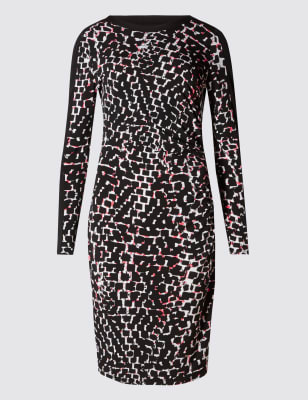 Leopard Print Bodycon Dress | M&S Collection | M&S