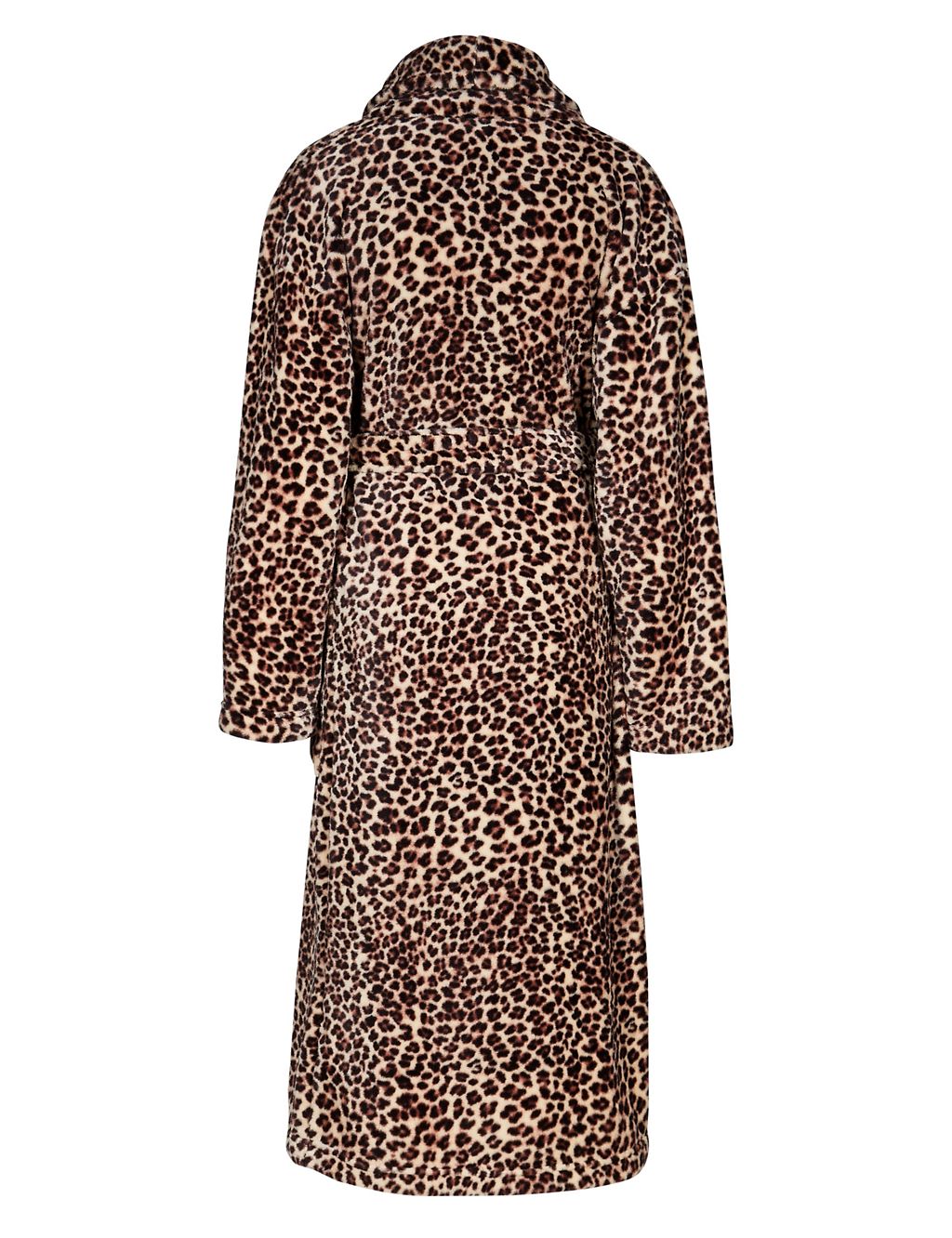 Leopard Print Dressing Gown with Belt 5 of 5