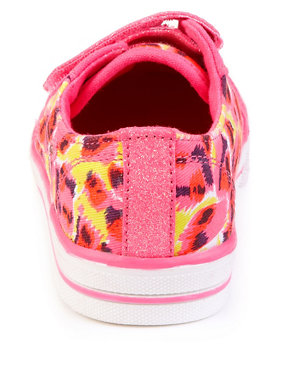 Leopard Print Lights up Trainer (Younger Girls) Image 2 of 6