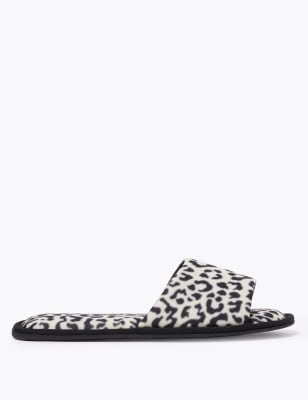 M&s leopard print slippers new arrivals