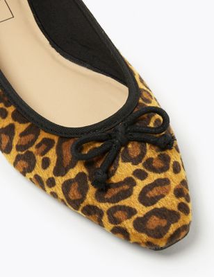 m&s leopard print shoes