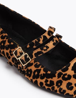 Marks and spencer animal best sale print shoes