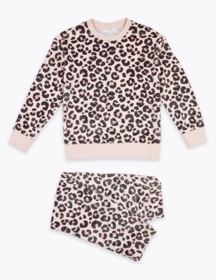 Marks and spencer leopard best sale print pyjamas