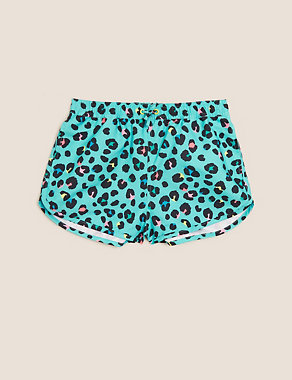 Leopard Swim Shorts (6-14 Yrs) Image 2 of 6