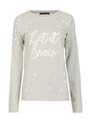 Let it Snow Sweat Top Image 2 of 4