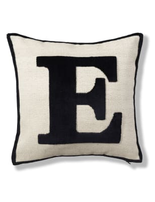 Letter E Cushion M&S