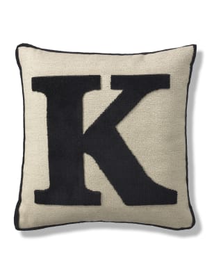 Letter K Cushion M&S
