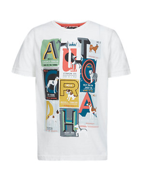 Letter Print Tee (1-7 Years) Image 2 of 3