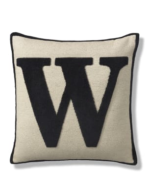 Letter W Cushion M&S