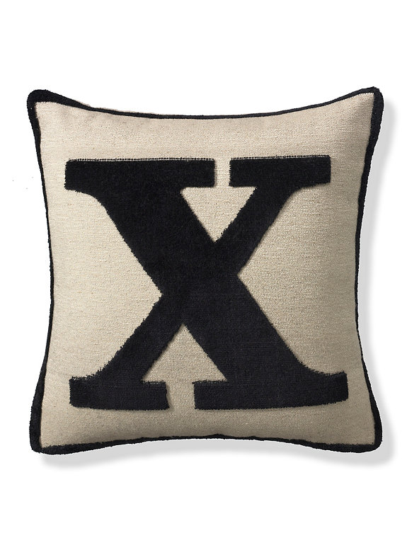 Letter X Cushion Image 1 of 2