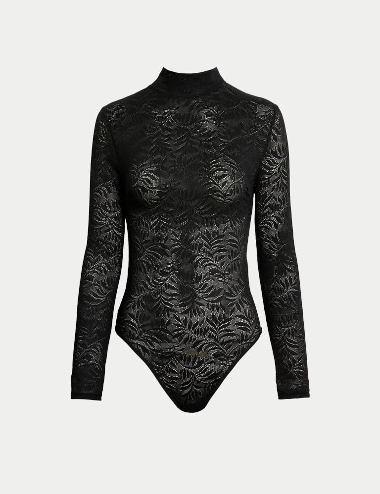 Black Lace Body Suit 