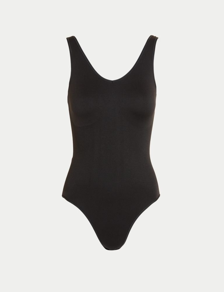 Seamless Strapless Bodysuit Shaper By Body Beautiful Black Small/Medium :  : Fashion