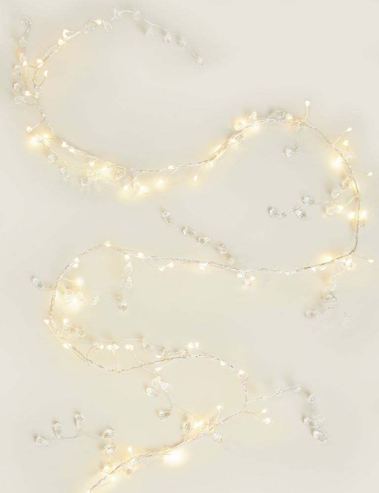Light Up Wire Jewelled Garland 1 of 5