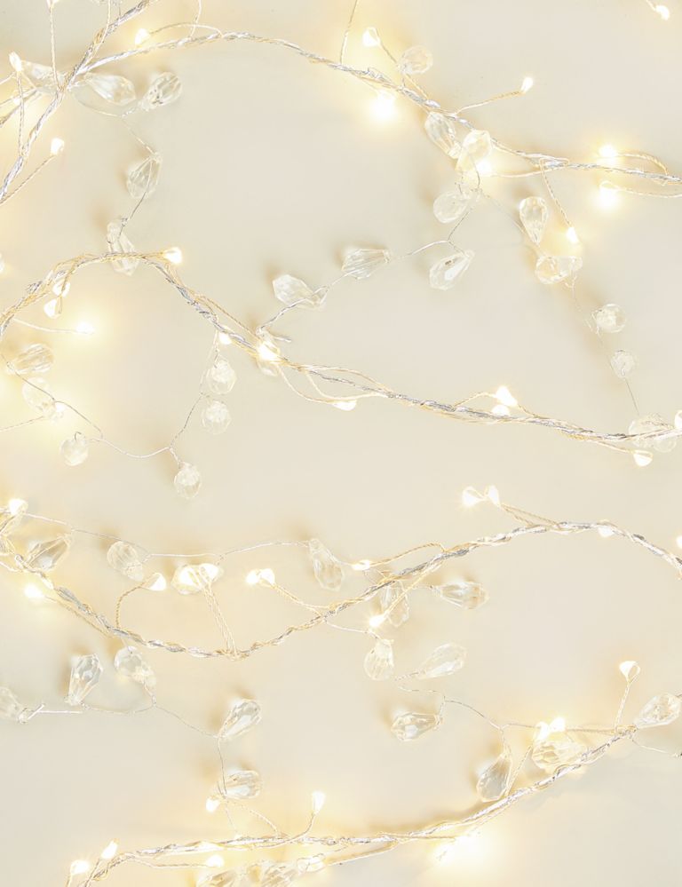 Light Up Wire Jewelled Garland | M&S Collection | M&S