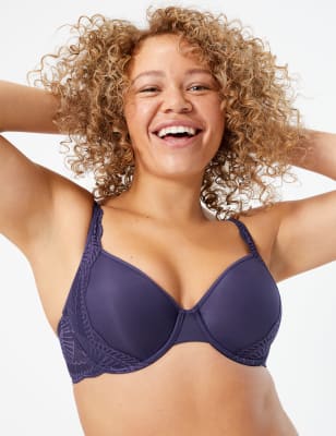 M&S BODY LIGHT AS AIR 'BARELY THERE FEEL' UNDERWIRED FULLCUP BRA