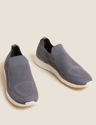 walking slip on trainers
