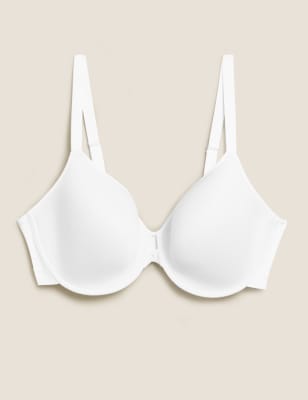 LIGHT AS AIR T-Shirt Plunge Bra Size 30Dd M&S Joanna Natural