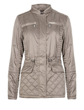Lightly Padded 4 Pockets Quilted Jacket with Stormwear™ Image 2 of 5