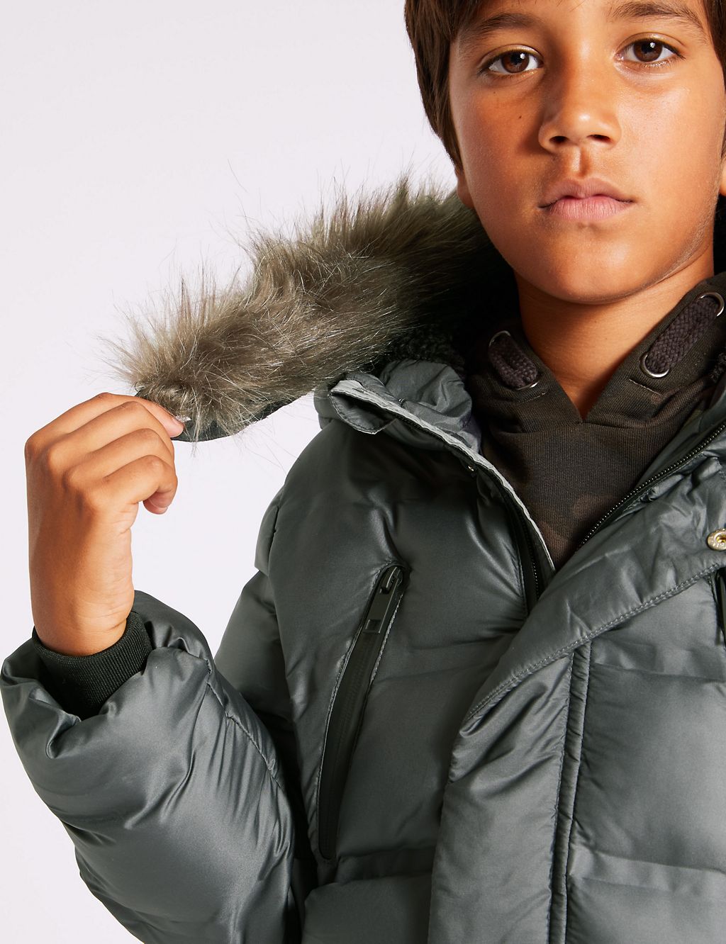 Lightly Padded Parka (3-16 Years) 4 of 7