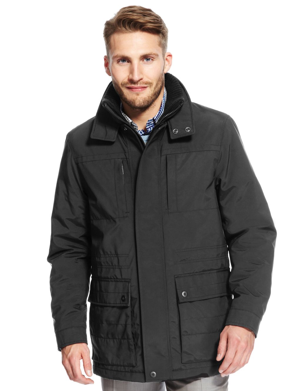 Lightly Padded Water Resistant City Parka with Stormwear™ 3 of 4