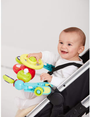 Elc pushchair sales steering wheel