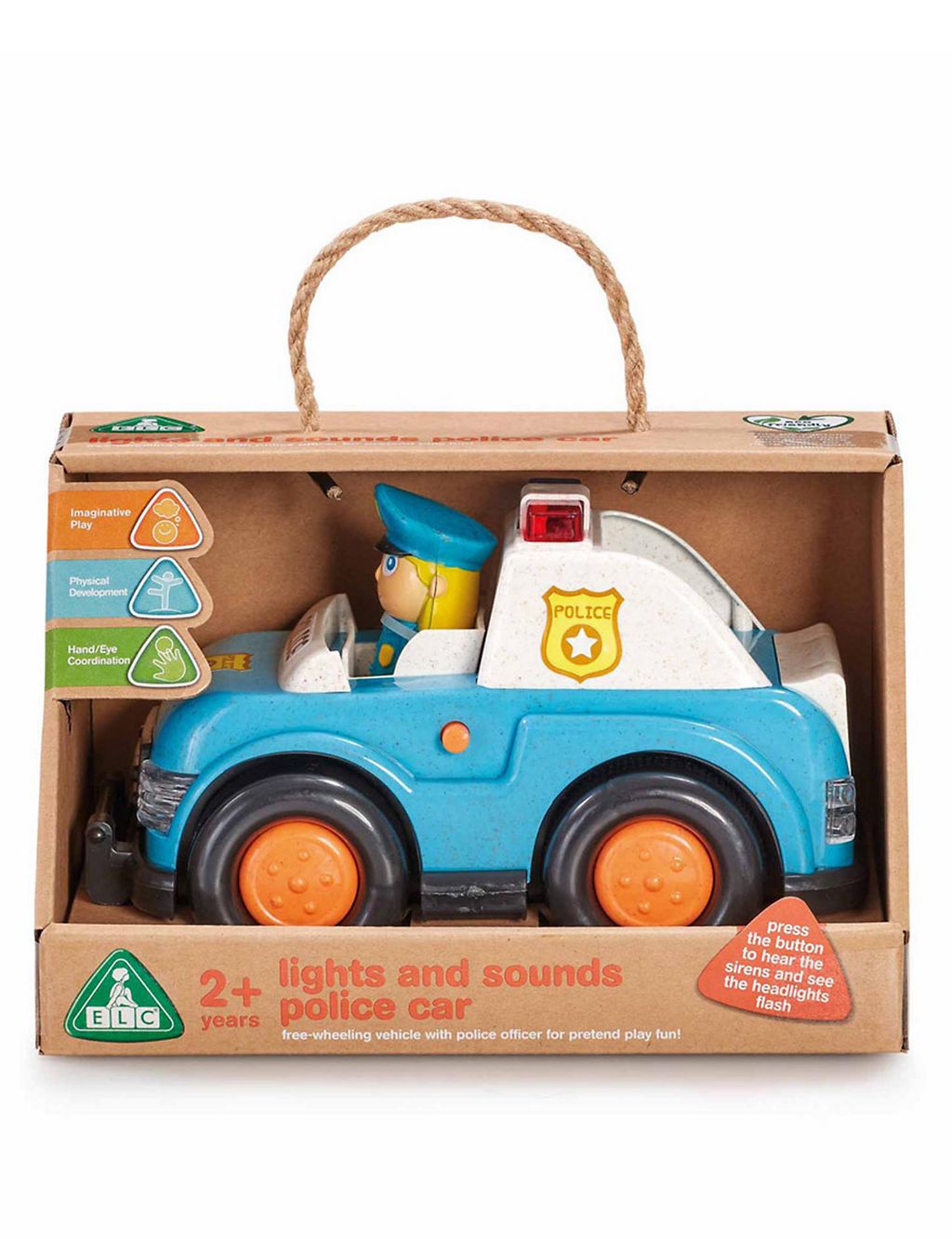 Lights and Sounds Police Car Toy (2+ Yrs) 2 of 2