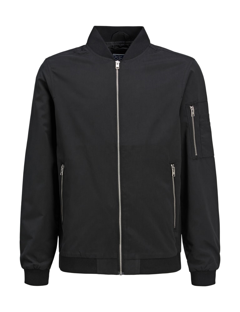 Buy JACK AND JONES Mens Bomber Jacket Ghost Grey