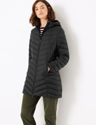 marks and spencer ladies feather and down coats