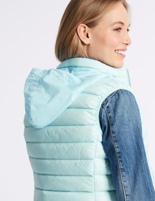 Ladies feather discount and down gilets