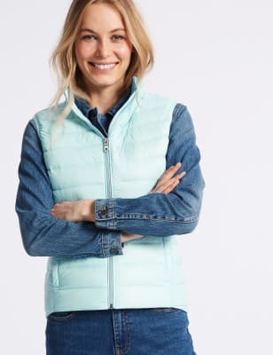 Ladies lightweight hot sale down gilet